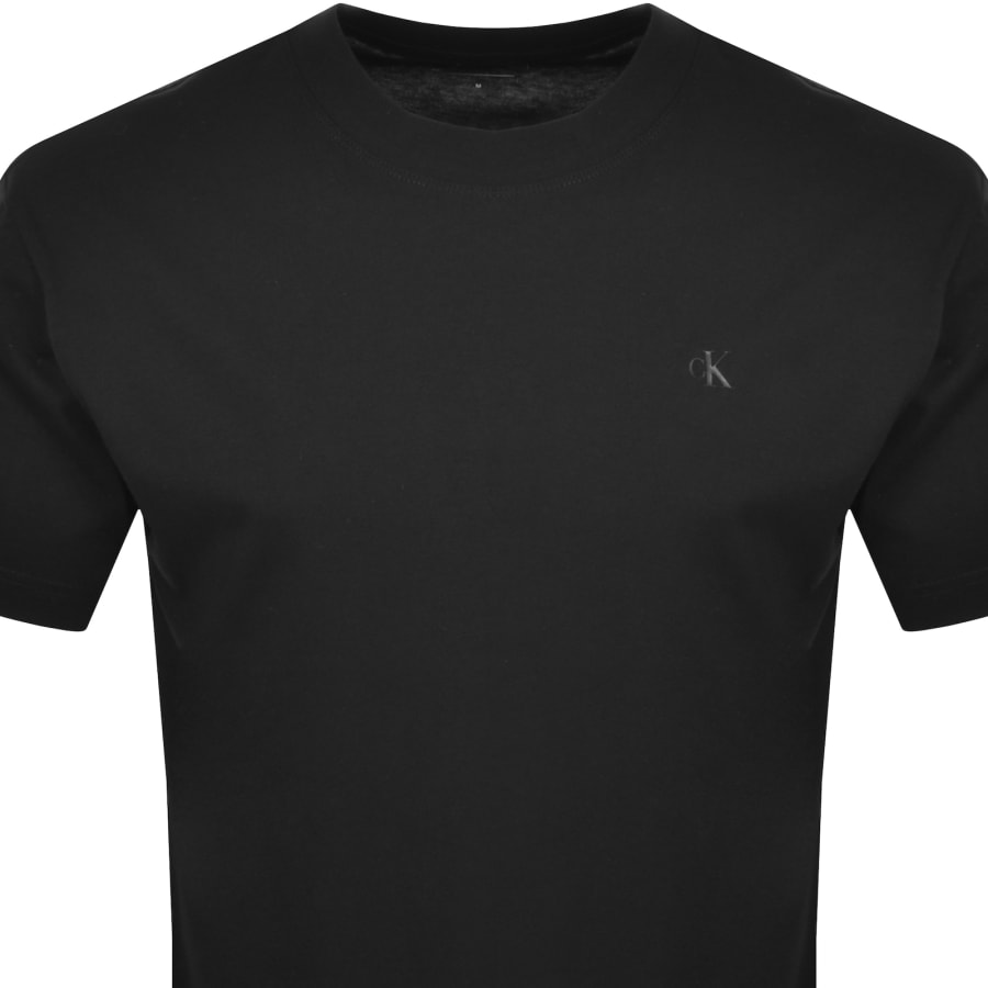 Calvin Klein Jeans Logo T Shirt Black - male - Medium